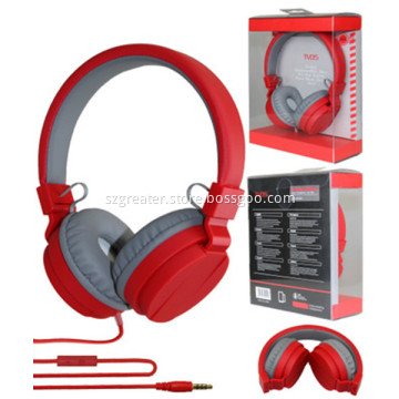 Wholesale 3.5mm stereo plug foldable Headphone